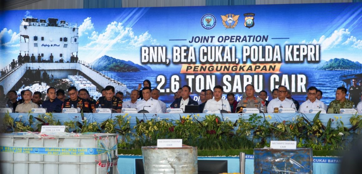 mbcindonesia.com Gagalkan 2,6 Ton Sabu Cair di Batam, Menko Polkam: Indonesia Bukan Pasar Narkoba