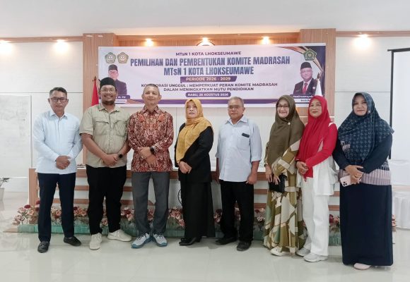 Prof Sayuti Terpilih Jadi Ketua Komite MTsN 1 Lhokseumawe Periode 2026-2029