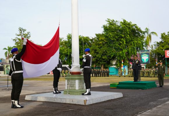 Danrem Lilawangsa Brigjen TNI Ali Imran Pimpin Upacara HUT ke-81 RI