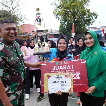 Kemeriahan Hari Kemerdekaan, Prajurit TNI, Persit dan Anak-Anak Ikuti Lomba di Korem 011/Lilawangsa