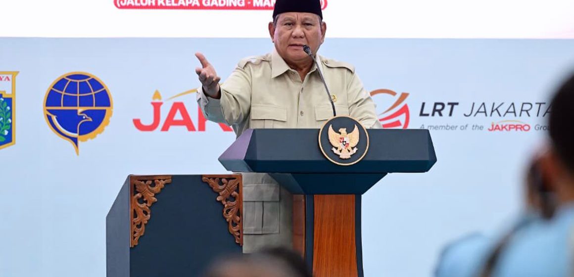 _DSC8091 Prabowo Resmikan LRT Jalur Kelapa Gading Manggarai