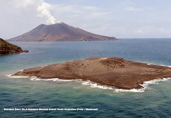 Daratan Baru Muncul di Anak Krakatau, Picu Berbagai Spekulasi