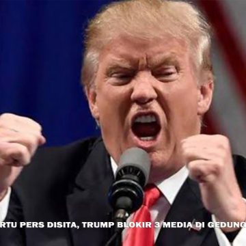 Donald Trump Larang Tiga Media Besar Liputan di Gedung Putih