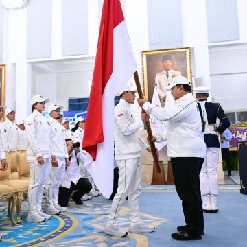 Prabowo Lepas Kontingen Indonesia Asian Games XX Indonesia Kirim 432 Atlet ke Asian Games Jepang