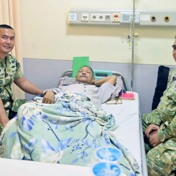 MBCIndonesia.com Dandim Pidie Besuk Abi Zailani Padang Tiji di RSUZA Banda Aceh
