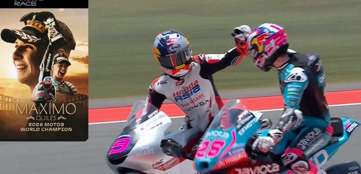Maximo Quiles Juara Dunia Moto3 2026 Mandalika, Veda  Keenam