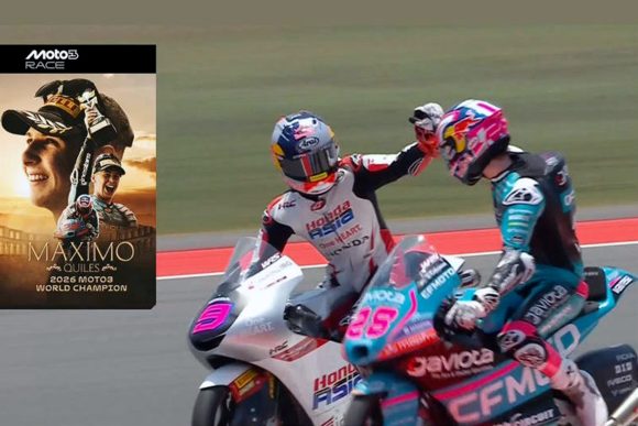 Maximo Quiles Juara Dunia Moto3 2026 Mandalika, Veda  Keenam