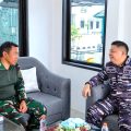 Dandim Letkol Faisal Terima Kunjungan Danlanal Kolonel Faisal