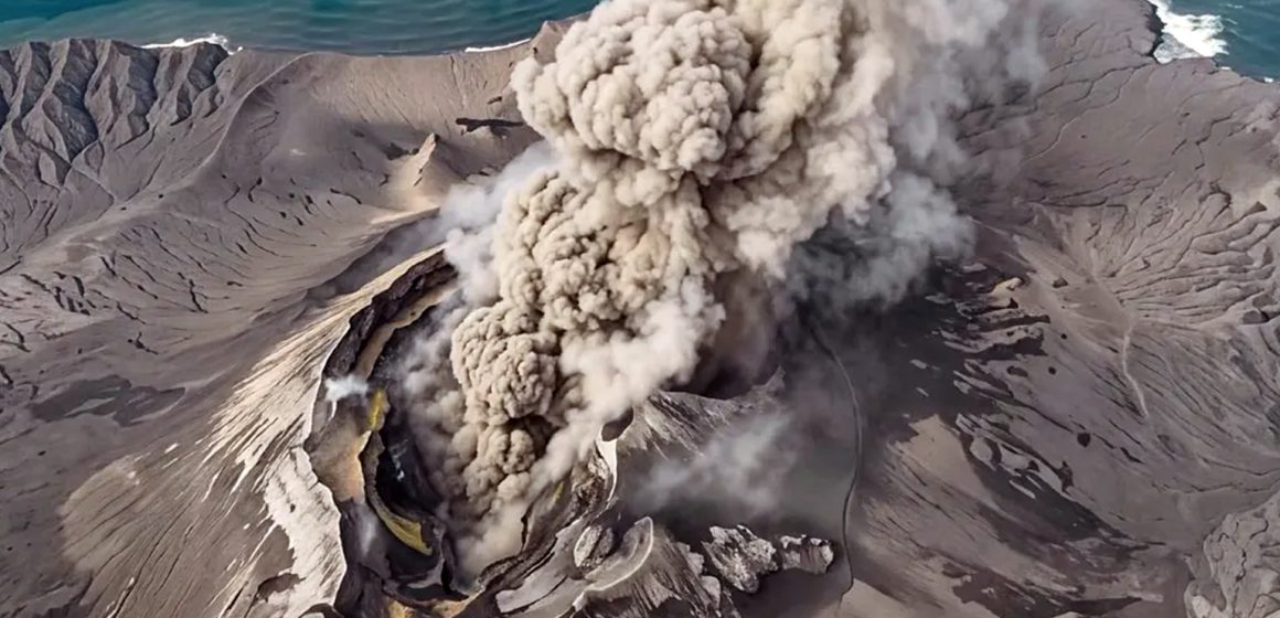 Gunung Anak Krakatau Erupsi Tiga Kali, Abu Hitam Capai 500 Meter