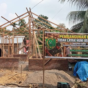 MBCIndonesia.com TNI Kebut Bangun Rumah Layak Huni untuk Warga Aceh Utara
