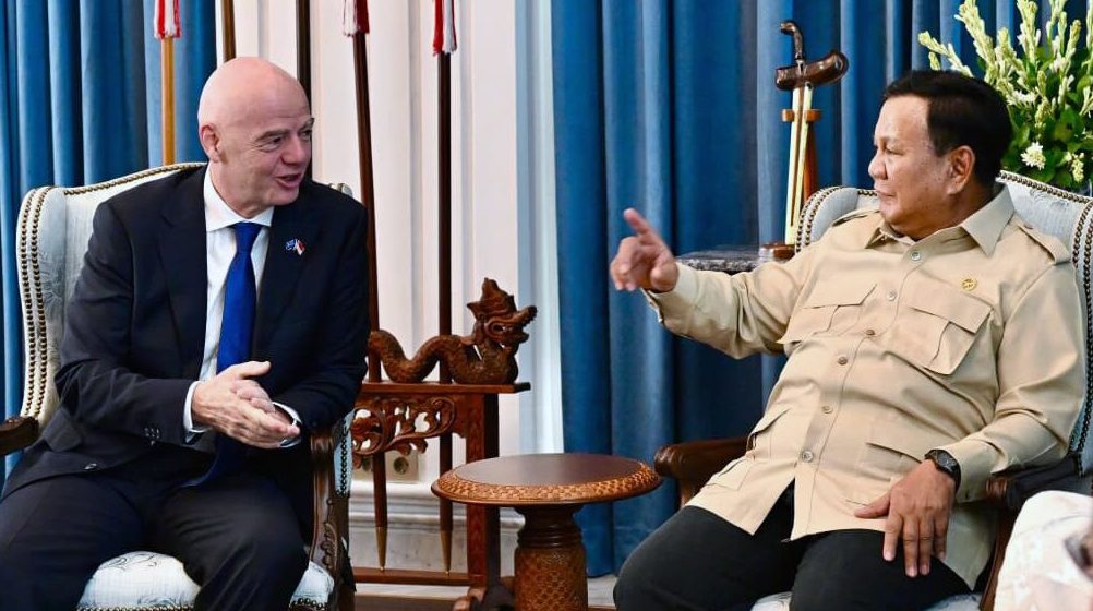 Presiden FIFA Temui Prabowo, Sepak Bola Indonesia Jadi Bahasan