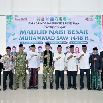 Danrem Lilawangsa Hadiri Maulid Raya di Pidie Jaya, Tanah Kelahirannya